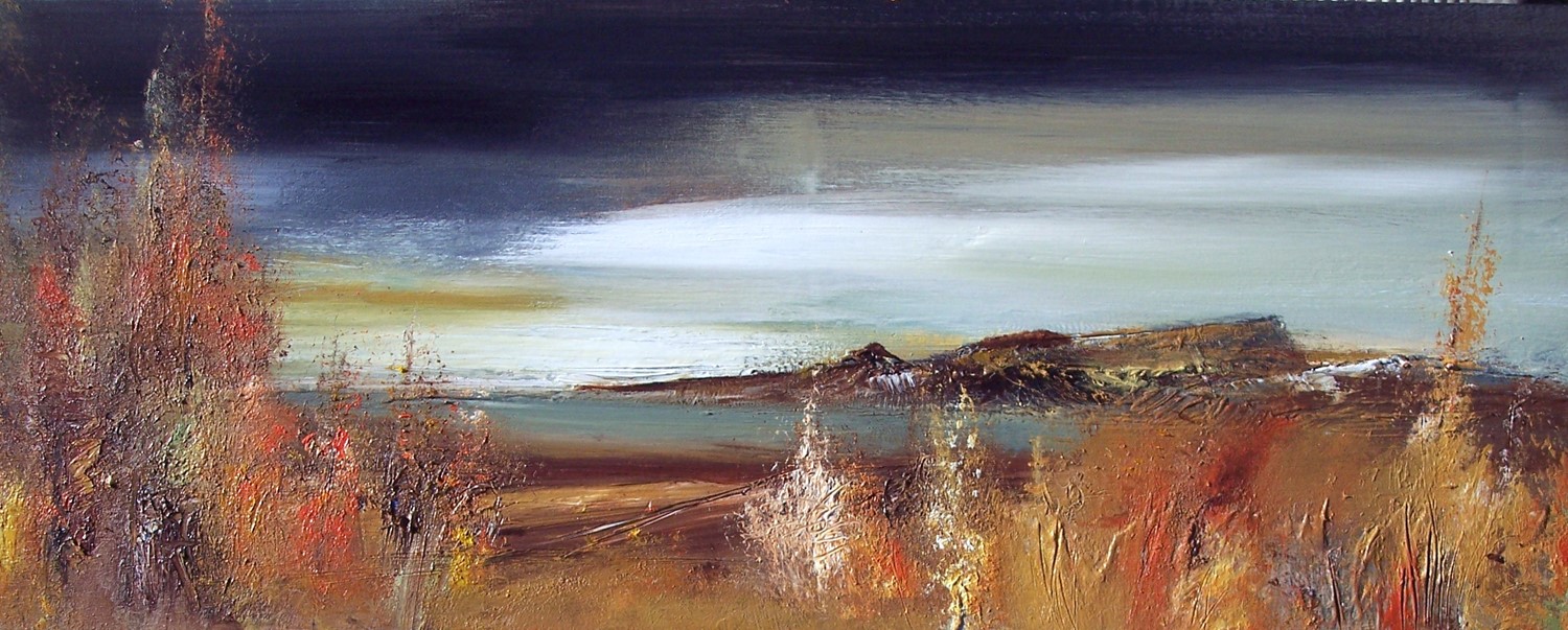 'Autumnal Loch ' by artist Rosanne Barr